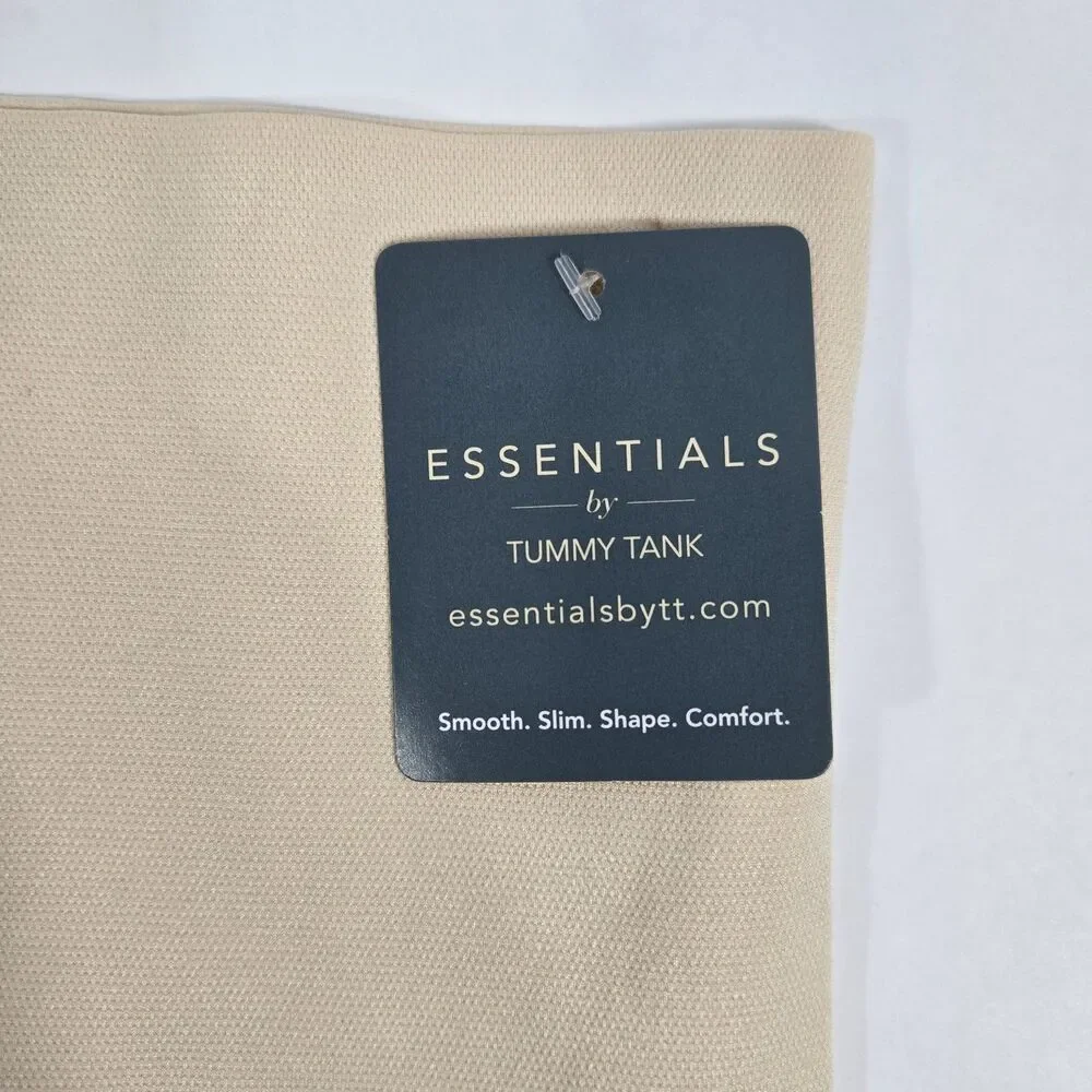 Essentials by Tummy Tank Size M/L Nude‎ Nylon Seamless Thong Panty TT5-037 NWT
